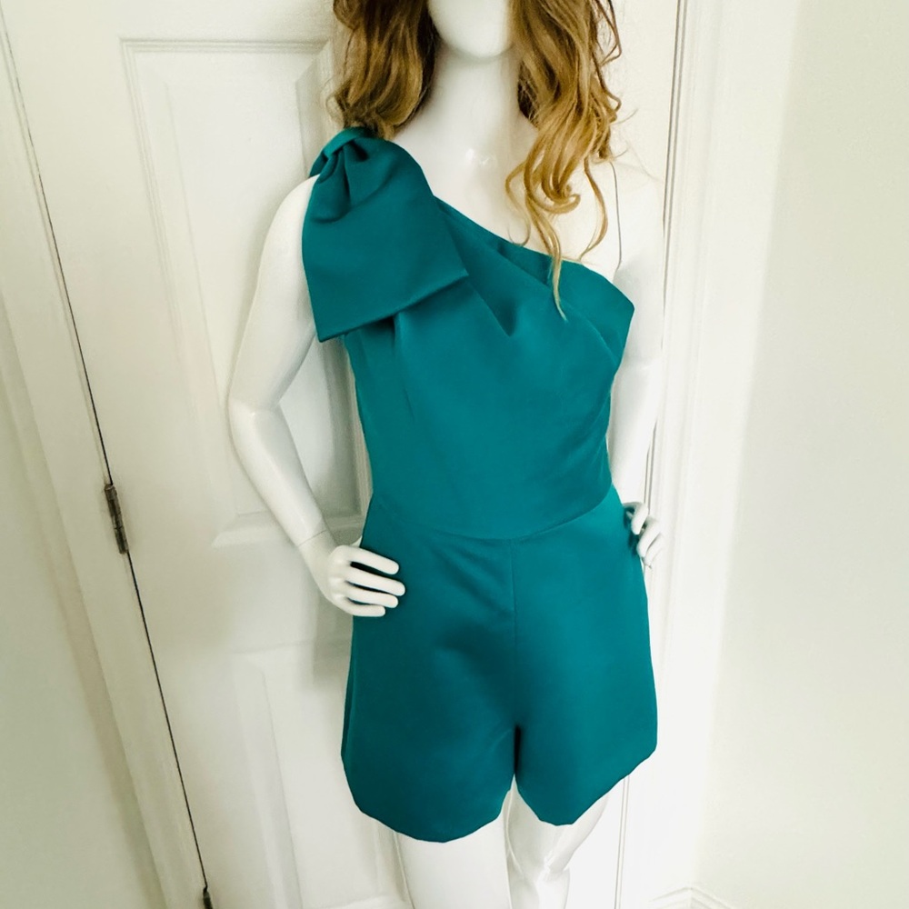 Stunning Jay Godfrey Teal Green Romper
